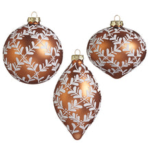 Load image into Gallery viewer, GINGERBREAD THEMED GLASS BAUBLES
